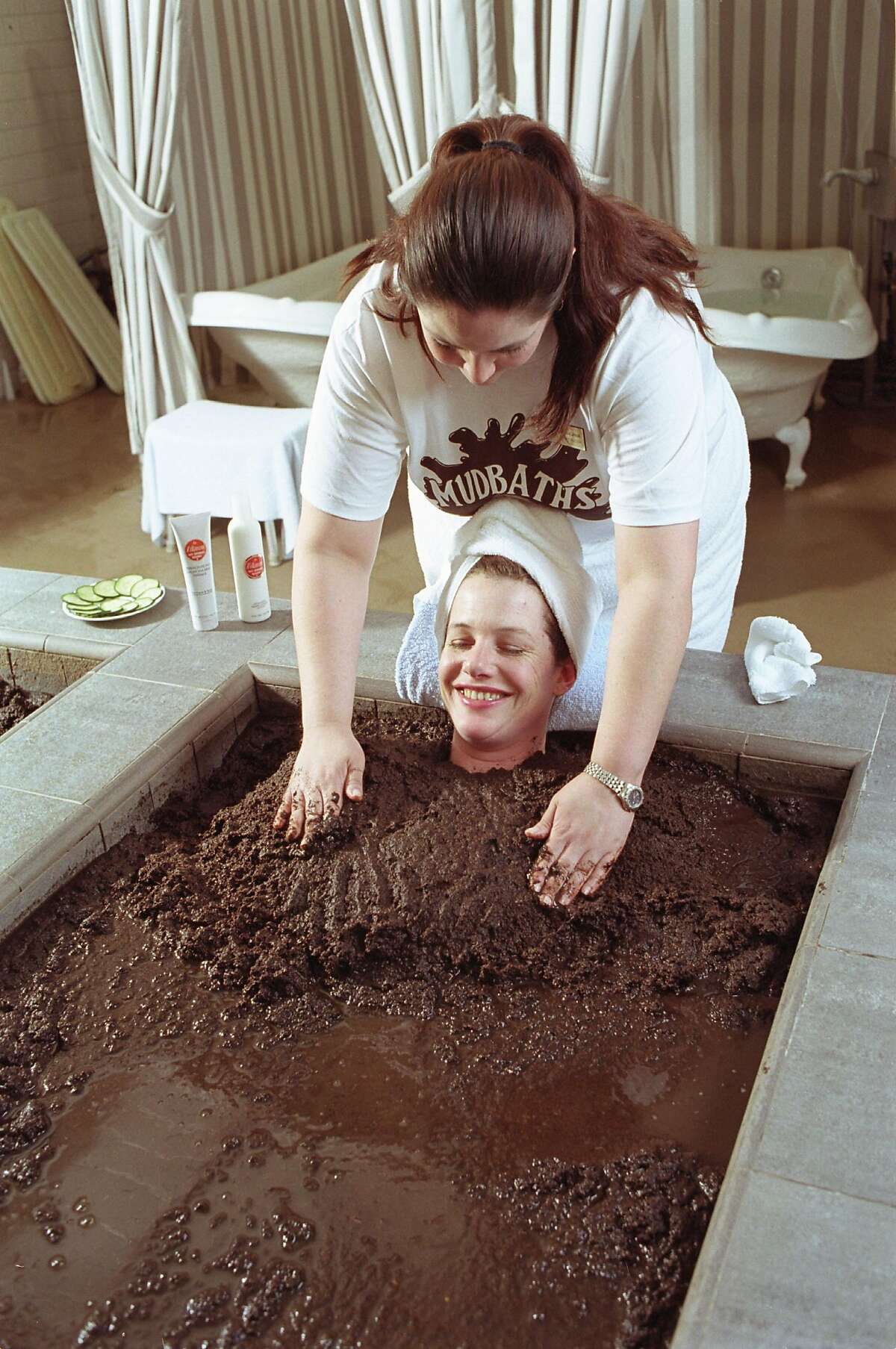 Take the water at a hot springs spa in St. Helena