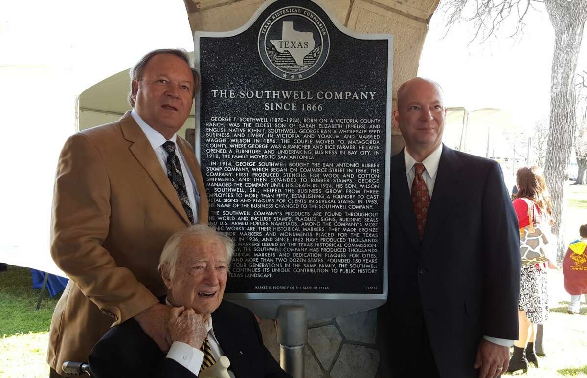 The Southwell Company, locally founded in 1866. produces the official Texas Historical Commission markers and is celebrating 150 years of business. 