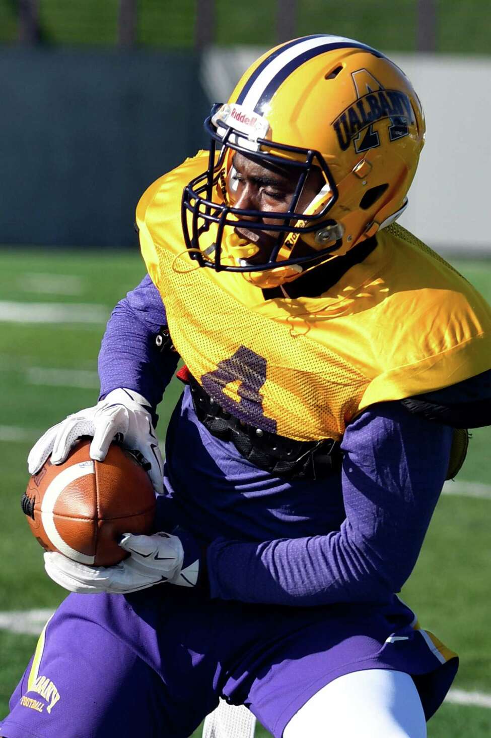 UAlbany football's Jordan Crockett running with second chance