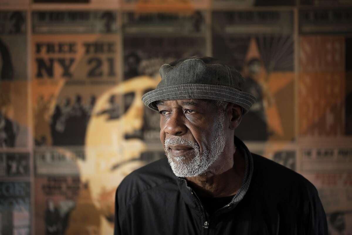 David Hilliard, one of the founders of the Black Panthers Party, at the It's All Good Bakery which used to be the headquarters of the Party in Oakland, Calif., on Wednesday, October 12, 2016.