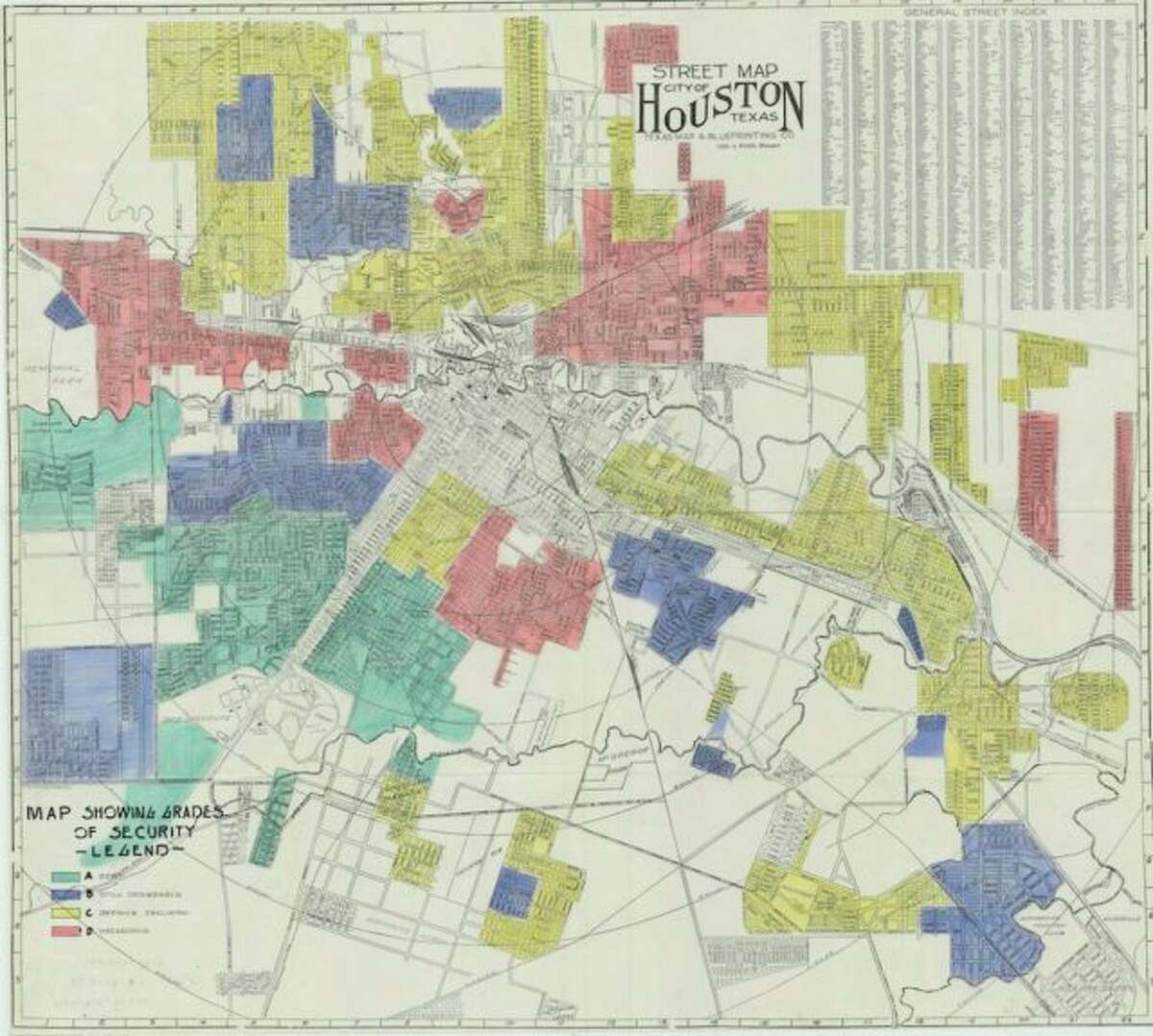First Ward Houston Map The Maps And Loans Behind Houston Segregation