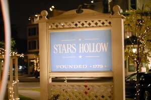 The Stars Hollow sign from "Gilmore Girls."