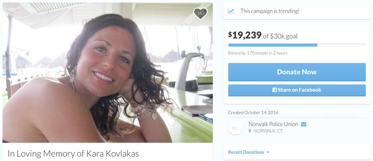 Kara Kovlakas, a third grade teacher at Marvin Elementary School, died suddenly on Oct. 13, according to a GoFundMe page set up Friday by the Norwalk Police Union.