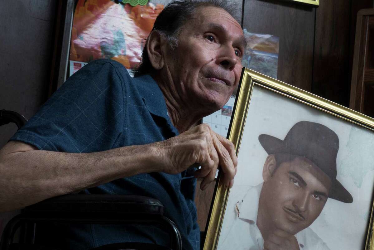 Modesto Rodriguez, 71, who in 1975 testified in favor of the Voting Rights Act applying to Texas, sits at home in Pearsall in 2013. Rodriguez, former chairman of the Frio County Raza Unida Party, was beaten in Pearsall shortly after after testifying, allegedly for his stance.Even with the Act, voter discrimination has persisted in Texas.