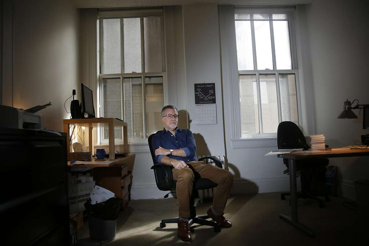 Ted Weinstein, literary agent, sits for a portrait at his office on Tuesday, October 11, 2016 in San Francisco, California.