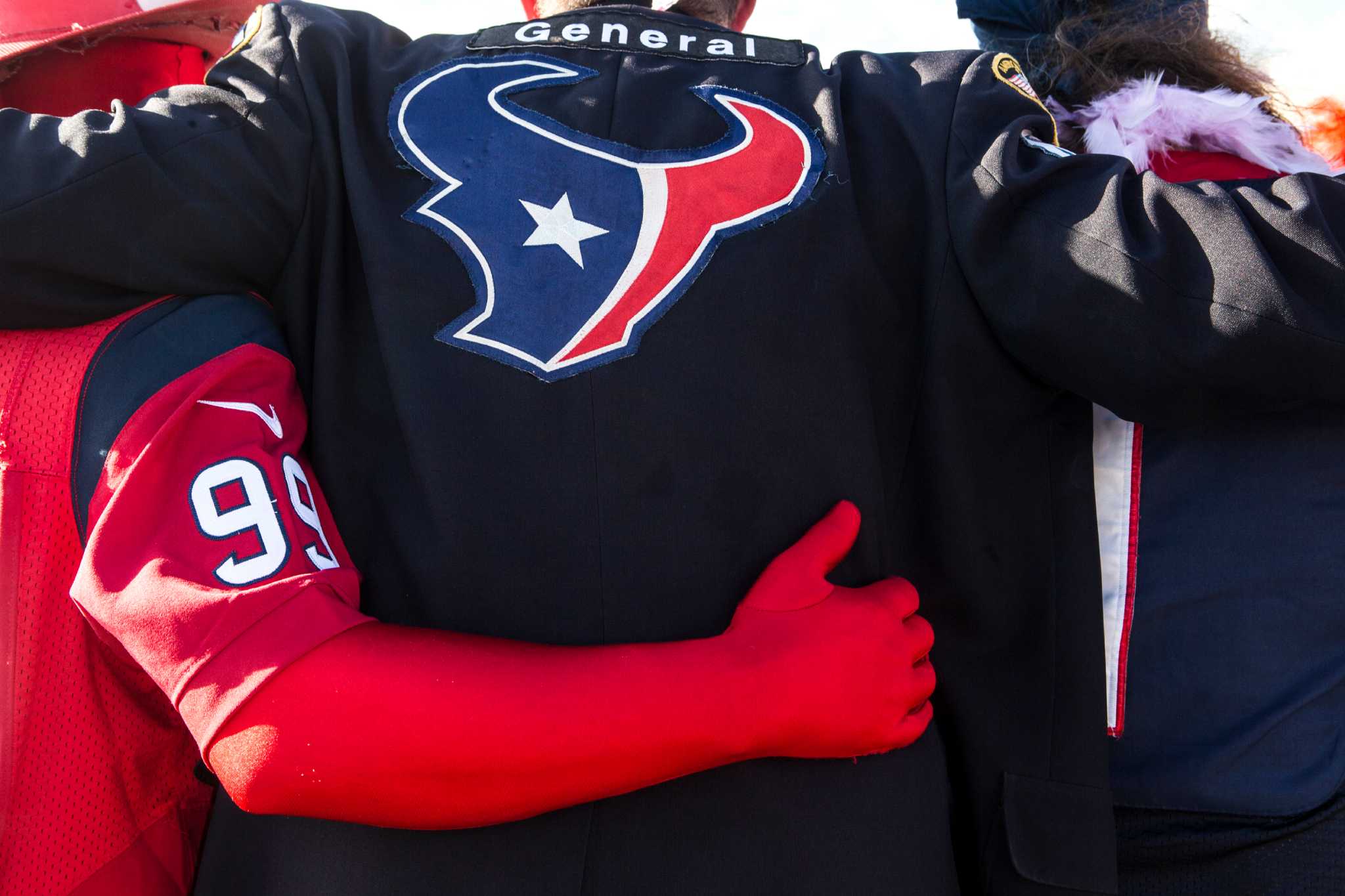 Photos: Texans tailgate before playoff game against Colts