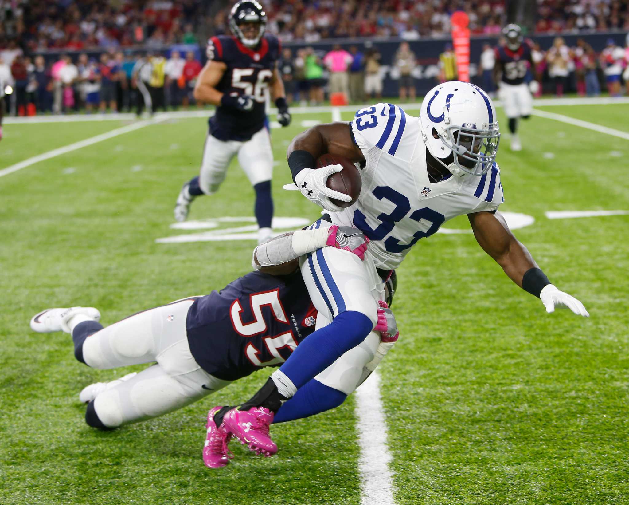 Texans' tackling regresses against Colts