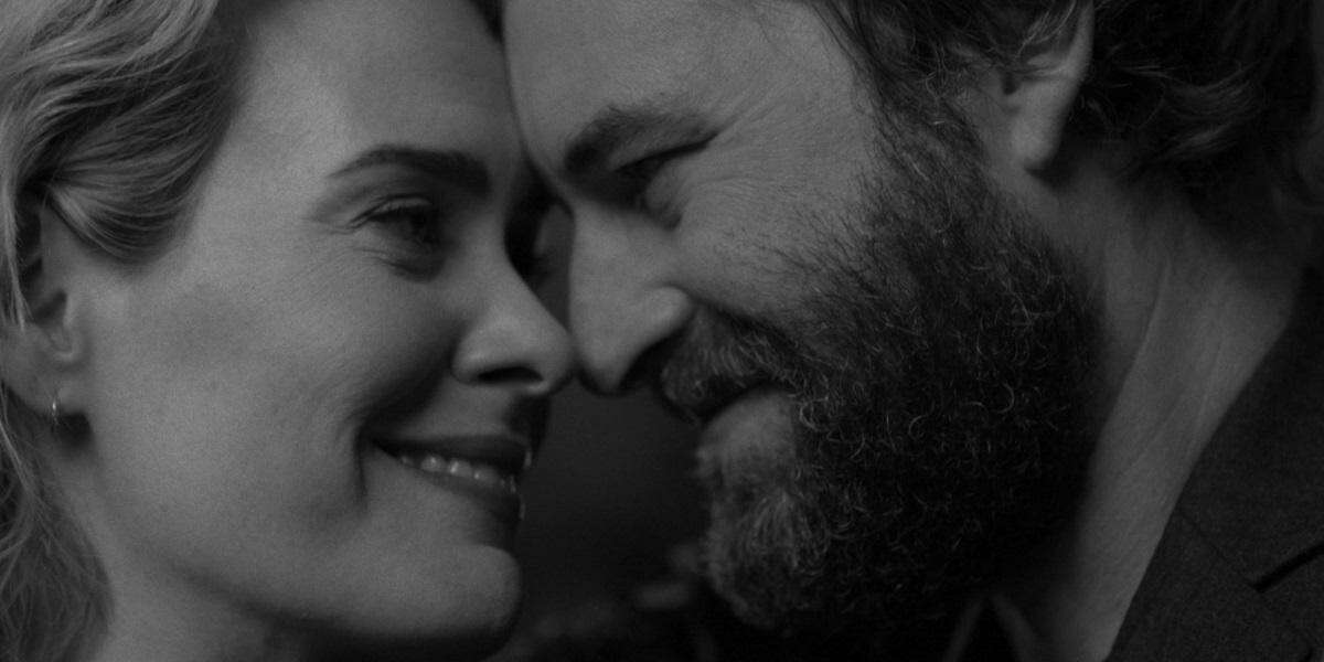 “American Crime Story” fans can see another side of Sarah Paulson (with Mark Duplass) in “Blue Jay.”