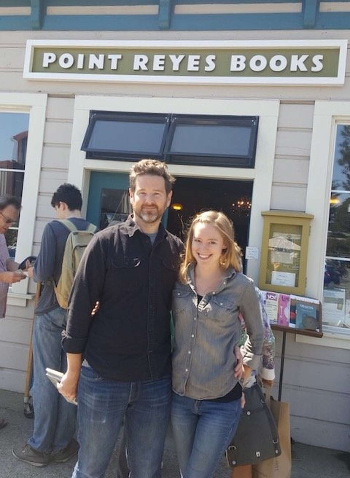 Stephen Sparks and Molly Parent at Point Reyes Books.