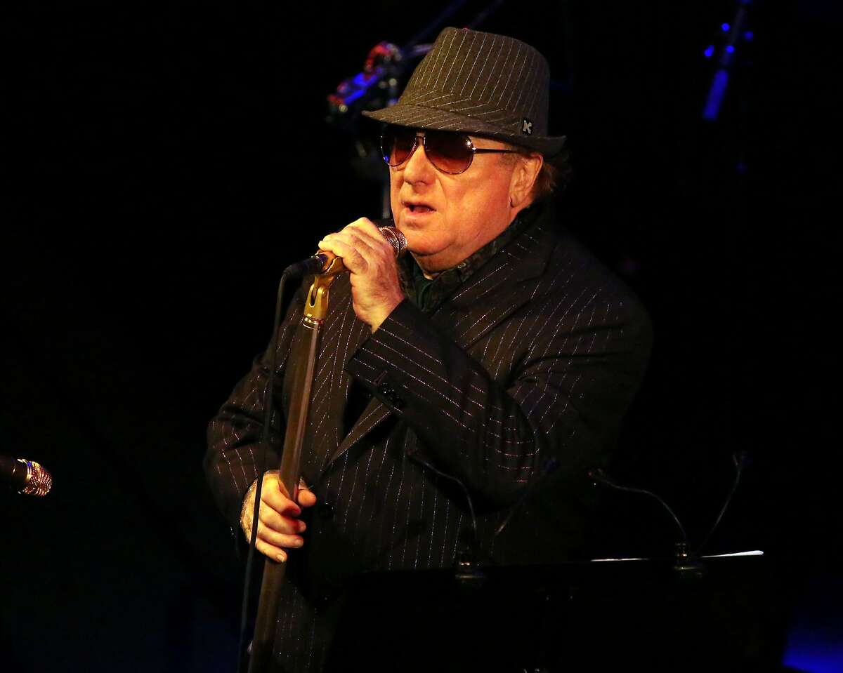 Van Morrison performs inside the Miner Auditorium at the SFJAZZ Center on Tuesday, October 18, 2016.