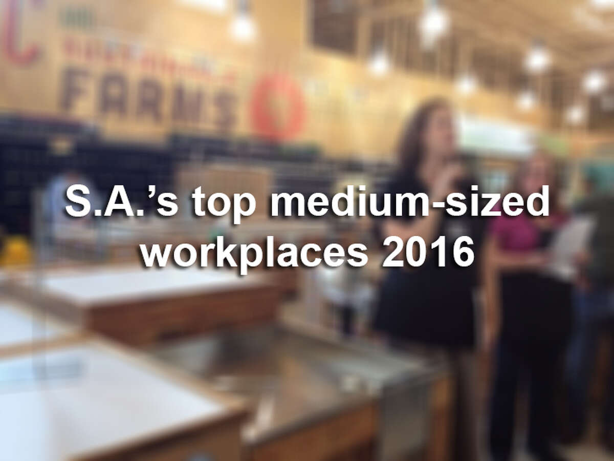 Click through the slideshow to see the top 20 midsize businesses in San Antonio, according to the Top Workplaces survey.