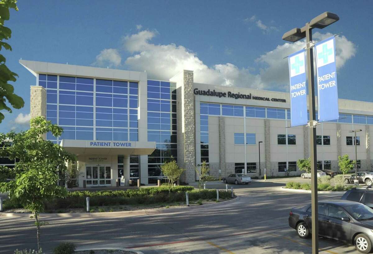 The Patient Tower entrance for Guadalupe Regional Medical Center in Seguin, shown in a 2012 file photo. The hospital is expanding facilities and personnel and still managed to turn a small profit in the fiscal year that just ended.