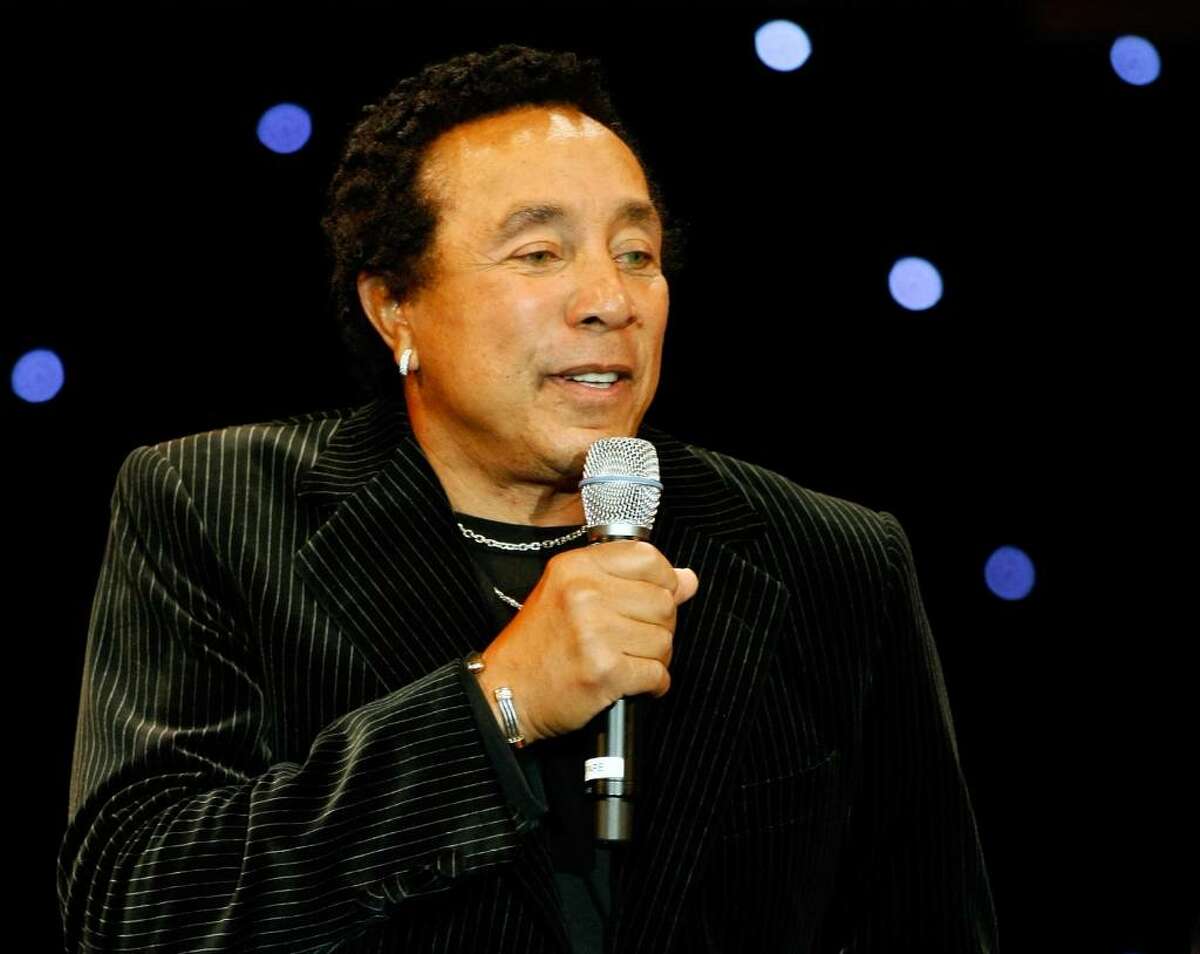 Motown legend Smokey Robinson will perform at the Palace Theater in Stamford on Friday, May 14. The event is a special concert to benefit Dana's Angels Research Trust. (Photo by Ethan Miller/Getty Images)