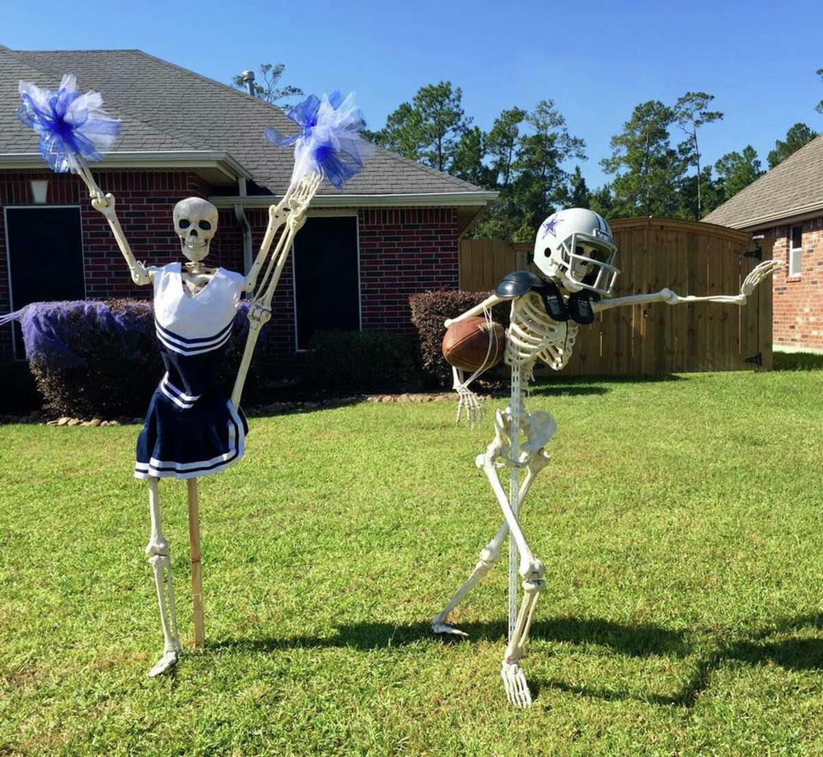 Creative Halloween Display Lets Lumberton Residents Keep Up With The Bones