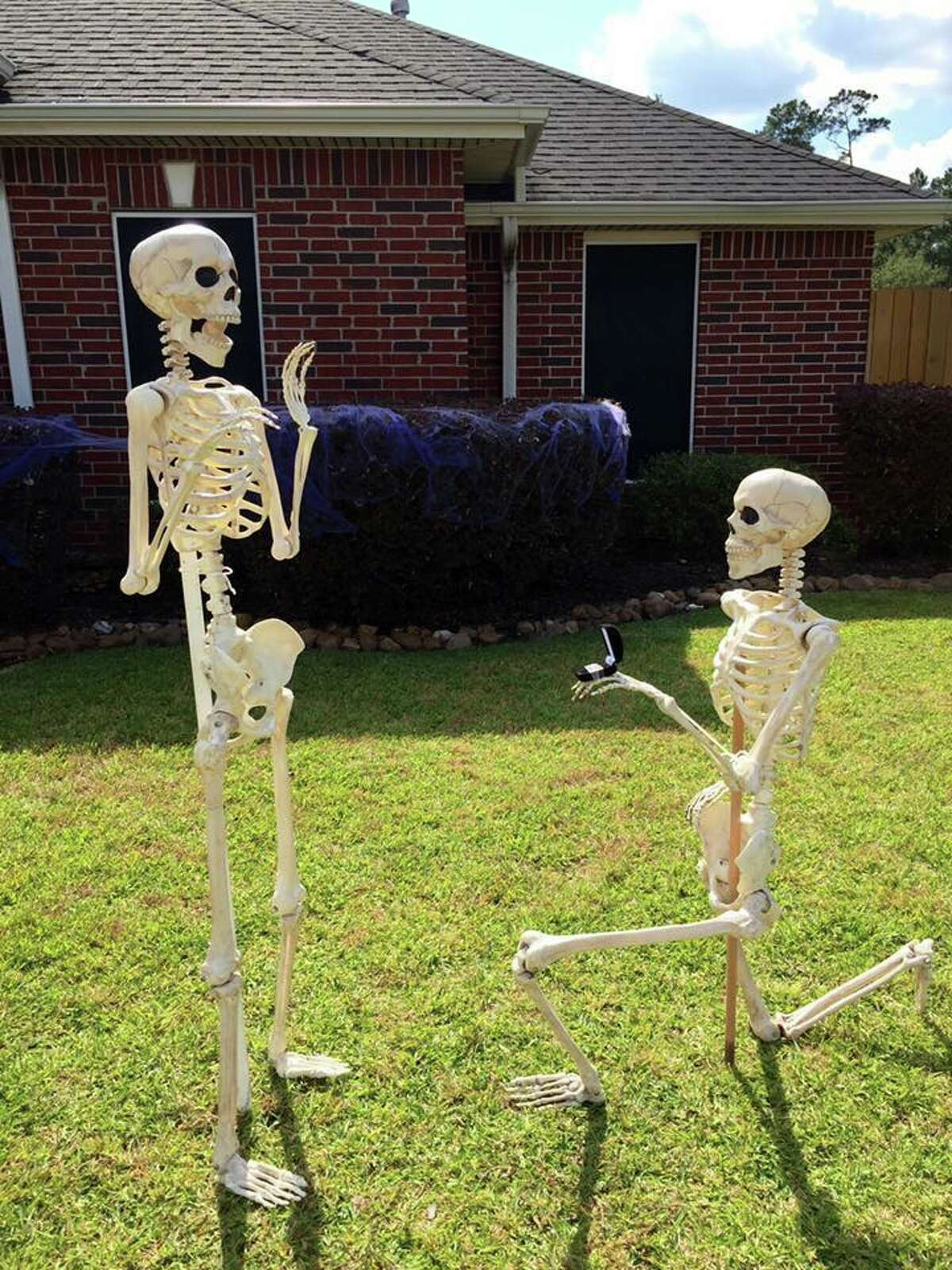 Creative Halloween Display Lets Lumberton Residents Keep Up With The Bones