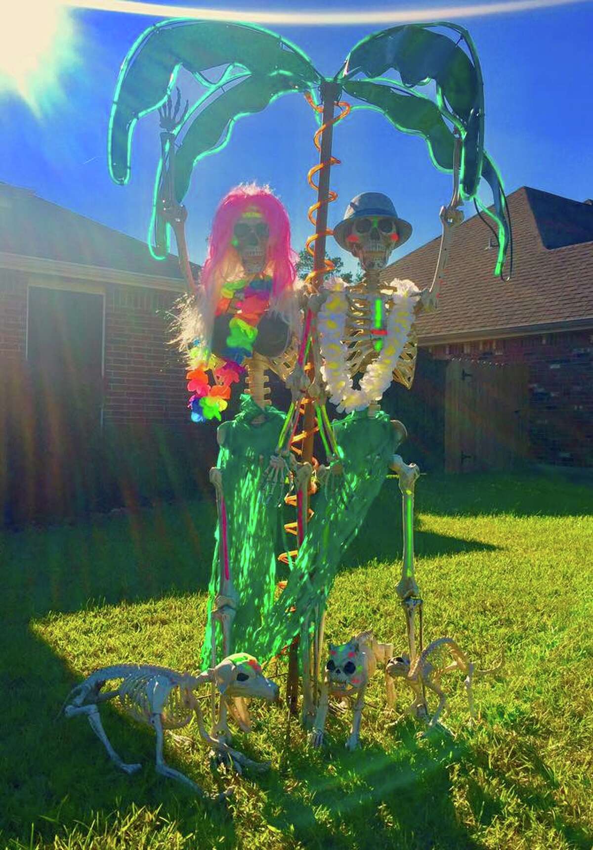 Creative Halloween Display Lets Lumberton Residents Keep Up With The Bones