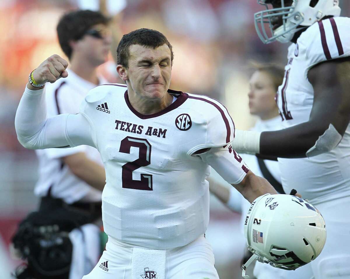 Two of former Texas A&M quarterback Johnny Manziel's appearances in a new football league in Austin coincide with big sporting events in College Station - making it impossible for Aggie fans to attend all four events.