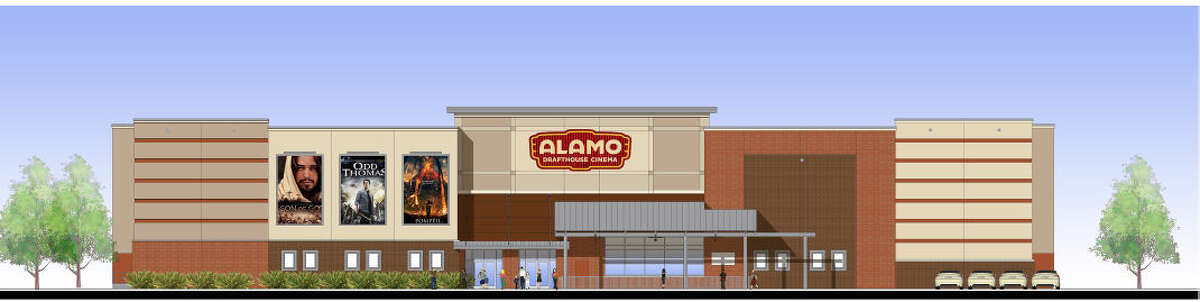 Shown is an artistic rendering of the front elevation of the Alamo Drafthouse Cinema in Laredo. Alamo Drafthouse has become the title sponsor for the upcoming mud run.