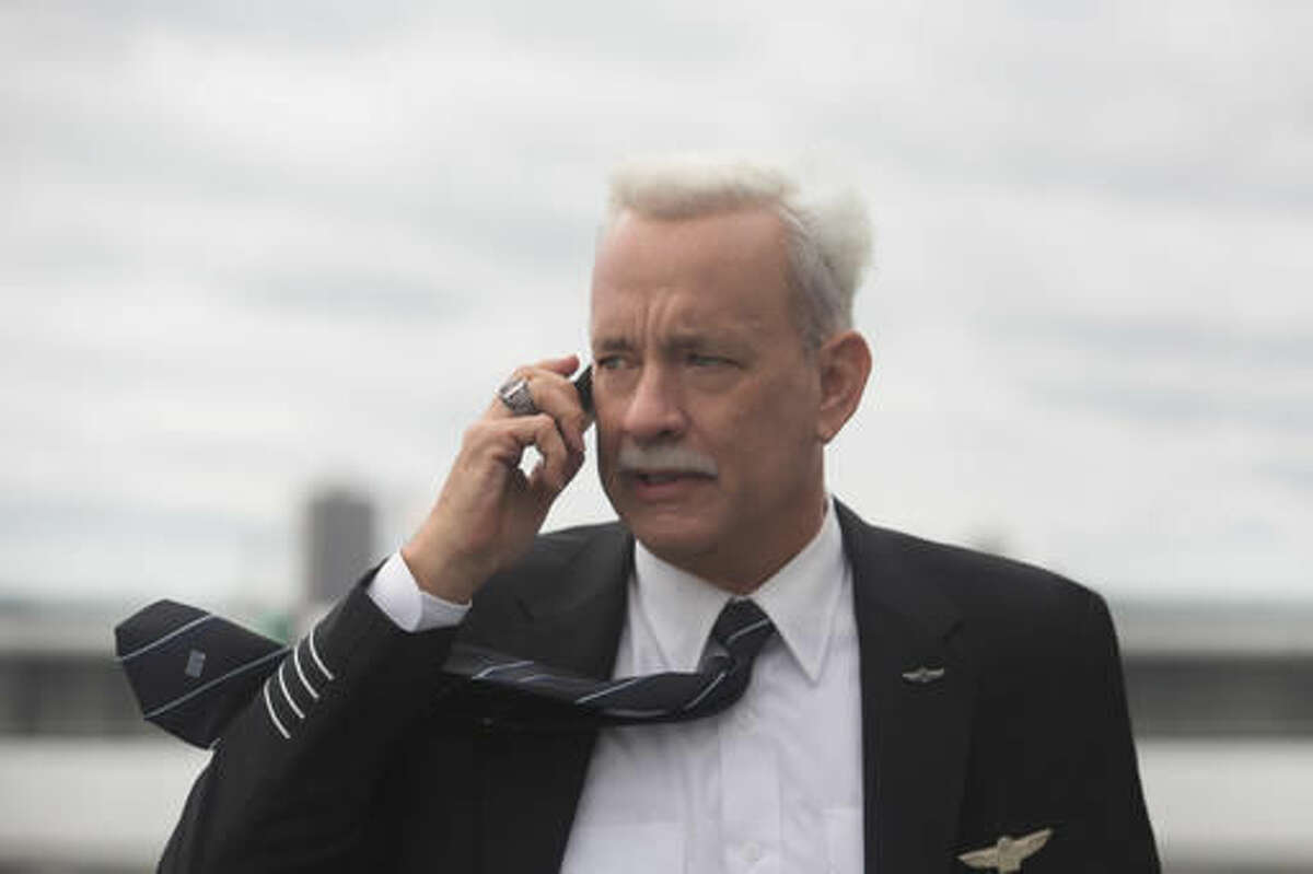 This image released by Warner Bros. Pictures shows Tom Hanks in a scene from "Sully." (Keith Bernstein/Warner Bros. Pictures via AP)