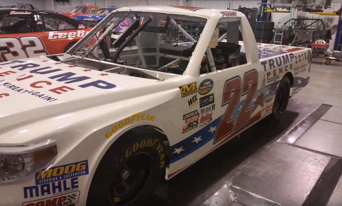 20-year-old Texas native driving Donald Trump-themed NASCAR truck at ...