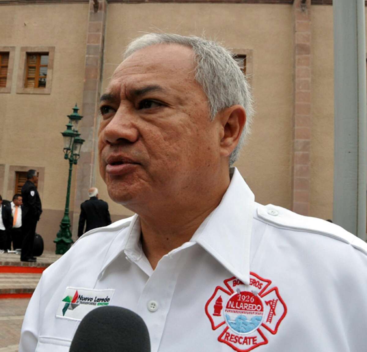 Director de Protección Civil y Bomberos de Nuevo Laredo, México, Juan Ernesto Rivera Gómez.