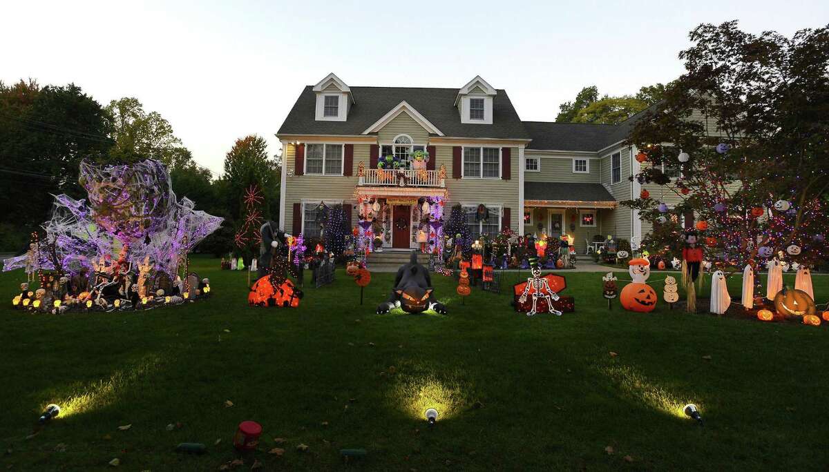 Stamford Halloween house for fun, not fright