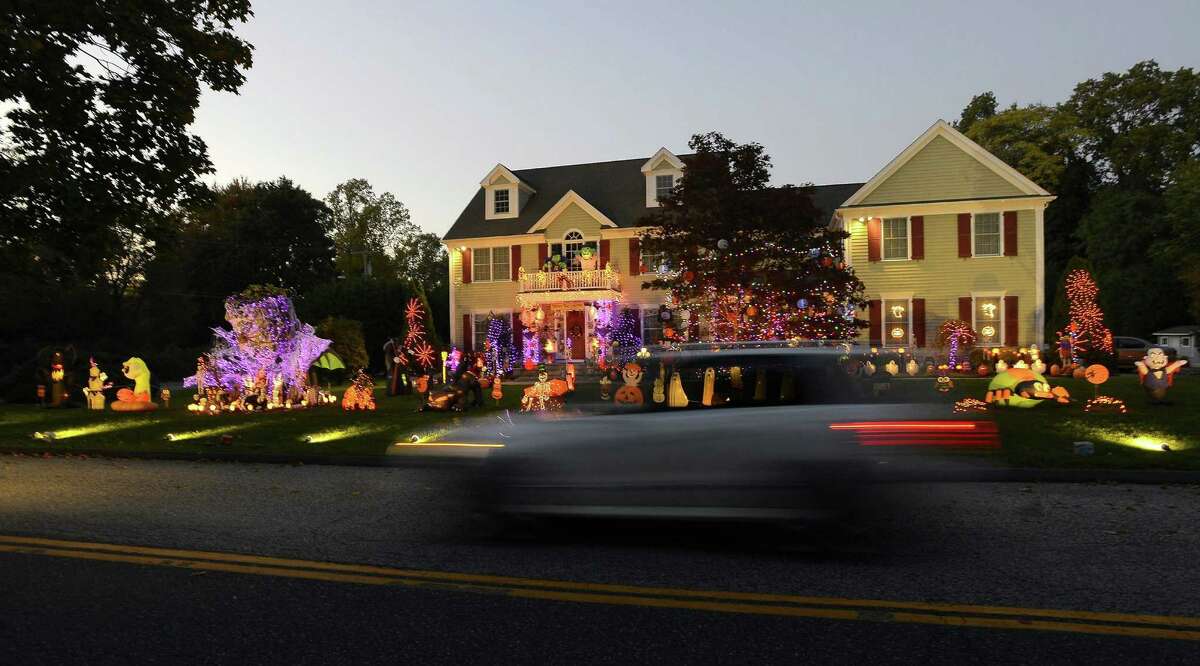 Stamford Halloween house for fun, not fright