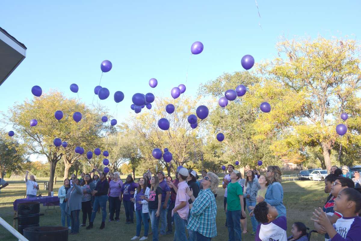 Domestic Violence Balloon Launch