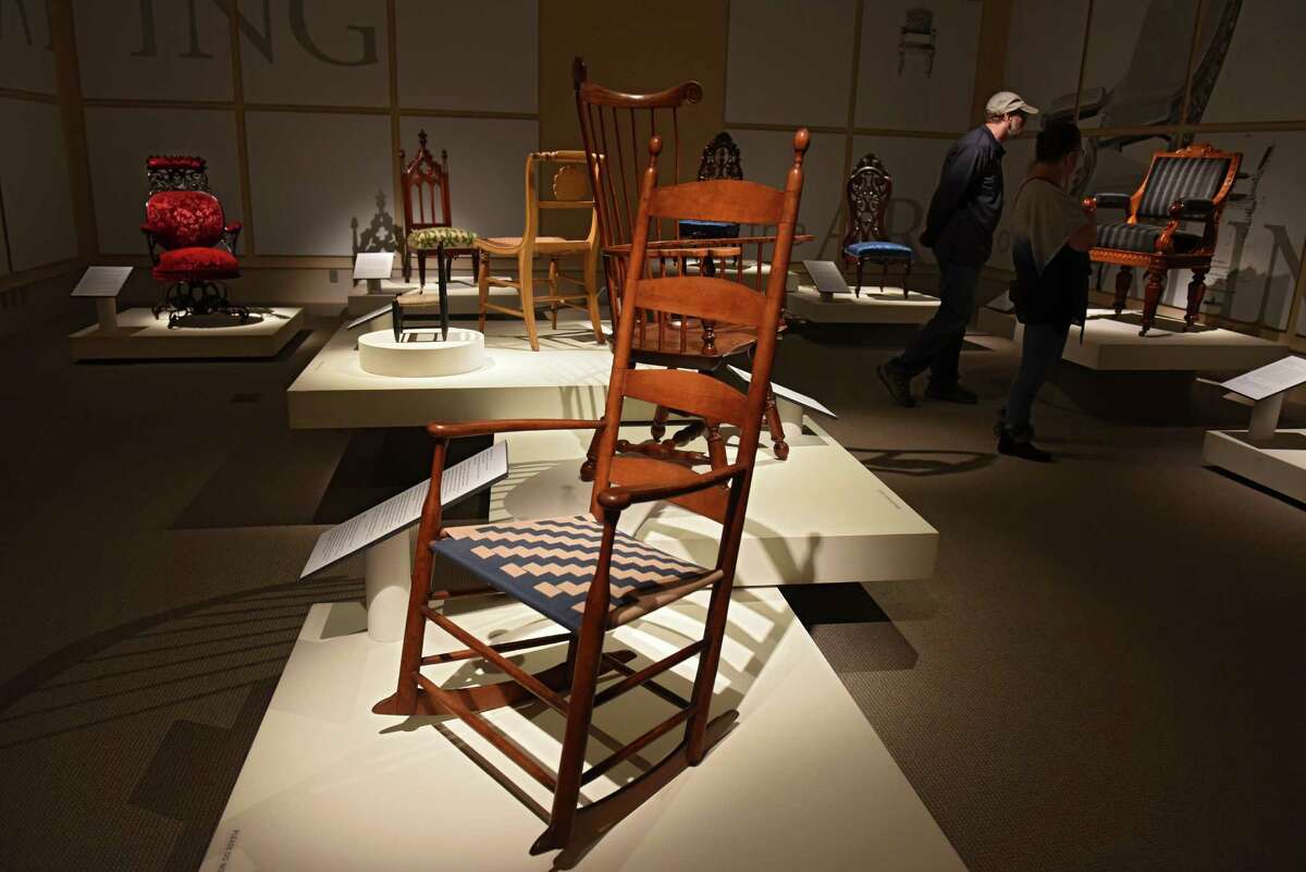 "The Art of Seating" exhibit at the Albany Institute of History & Art on Friday, Oct. 21, 2016 in Albany, N.Y. (Lori Van Buren / Times Union)