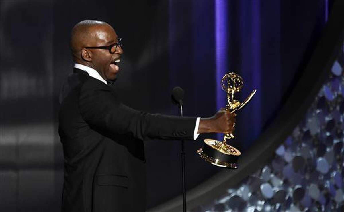 Courtney B. Vance accepts the award for outstanding lead actor in a limited series or a movie for “The People v. O.J. Simpson: American Crime Story” at the 68th Primetime Emmy Awards on Sunday, Sept. 18, 2016, at the Microsoft Theater in Los Angeles. (Photo by Chris Pizzello/Invision/AP)