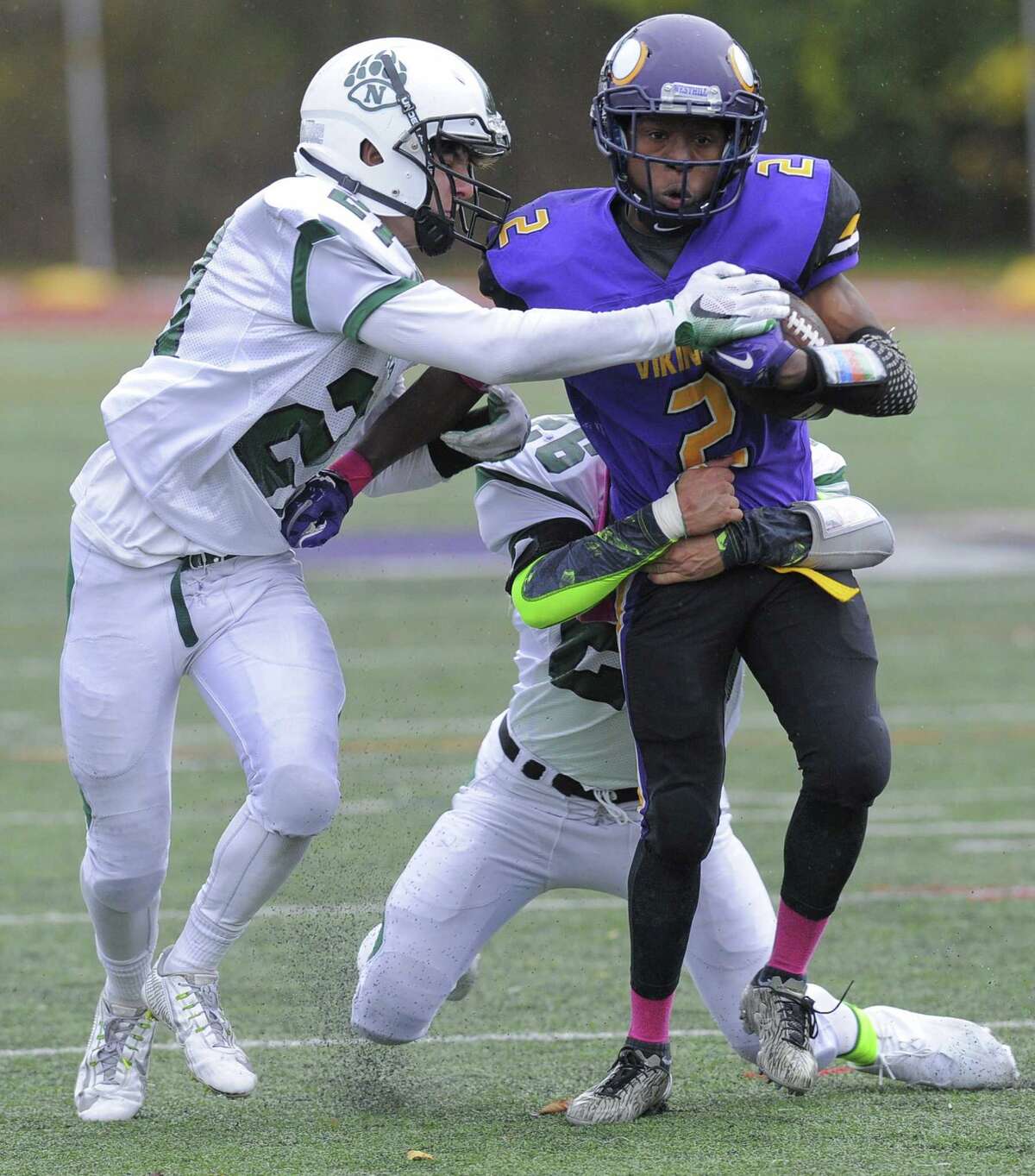 Westhill football holds off Norwalk