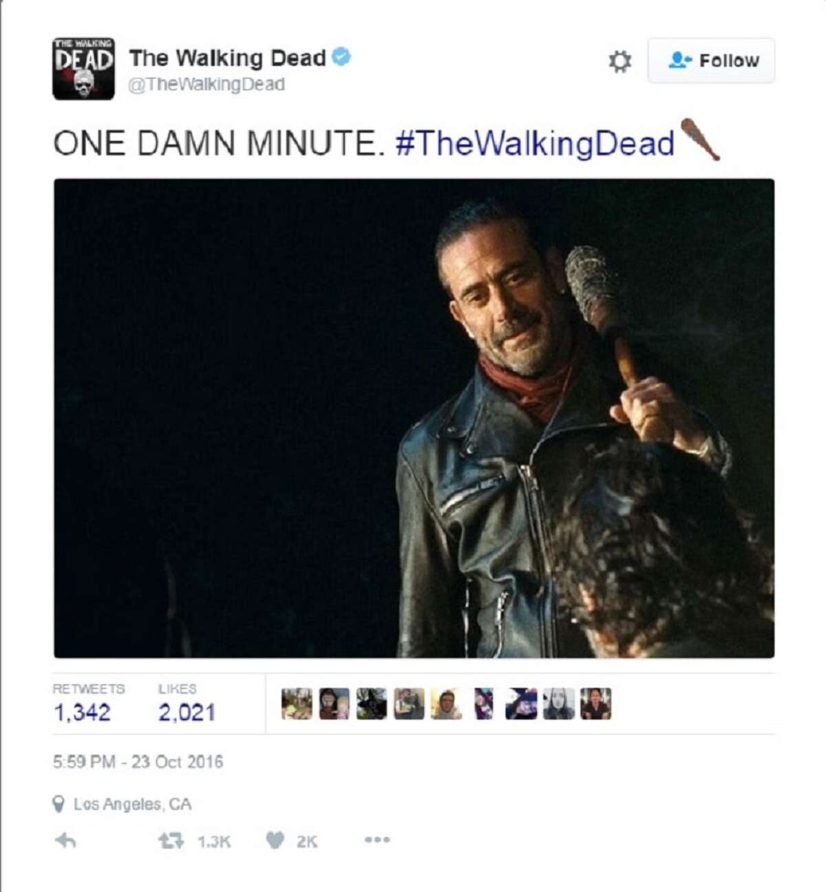 Reactions to the season premiere of "The Walking Dead," and the reveal of who got a face full of Lucille lit Twitter up like the 4th of July.