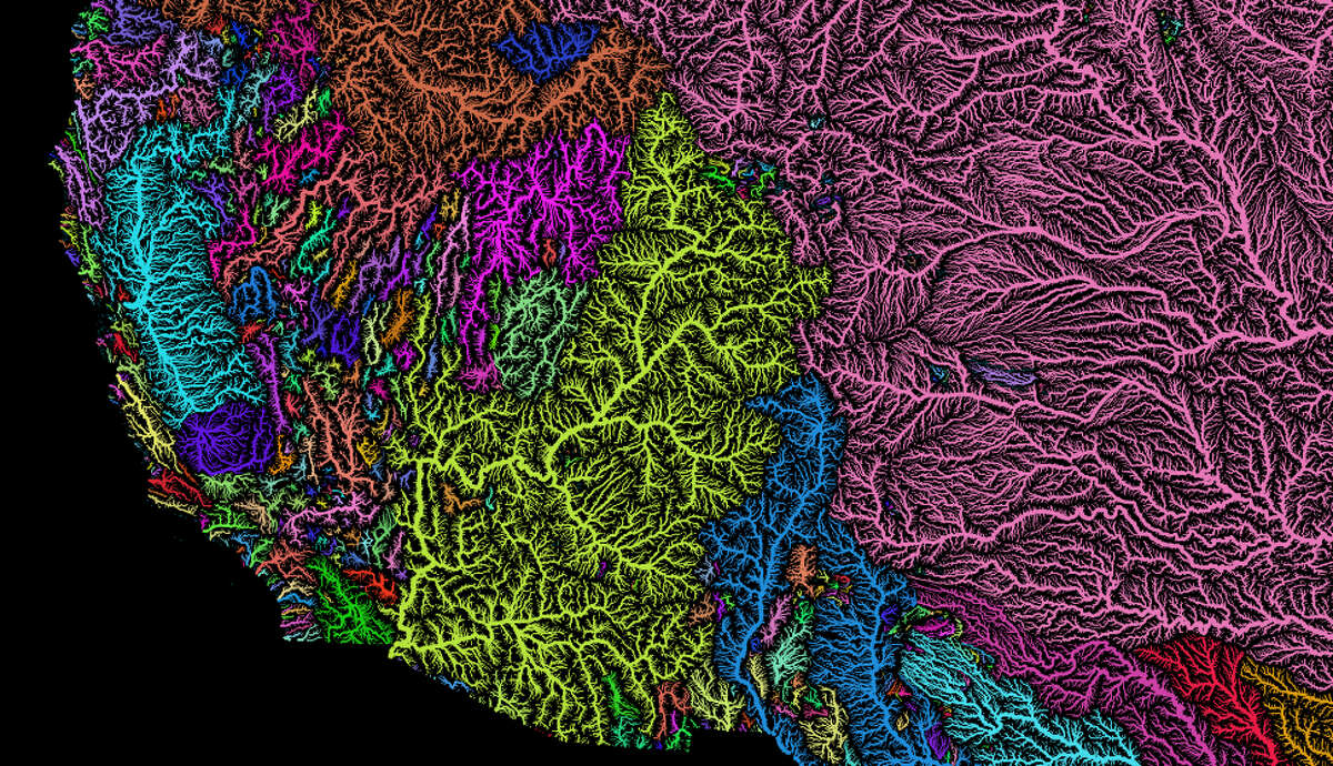 U.S. river basins created by Robert Szucs.