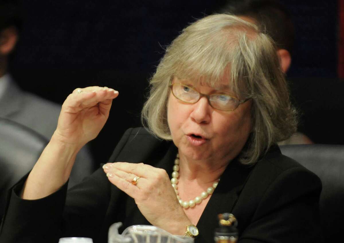 Assembly member Barbara Lifton, seen here at an Assembly hearing in 2013, made a strong case for lawmakers receiving a raise in a recent interview. (Michael P. Farrell/Times Union archive)