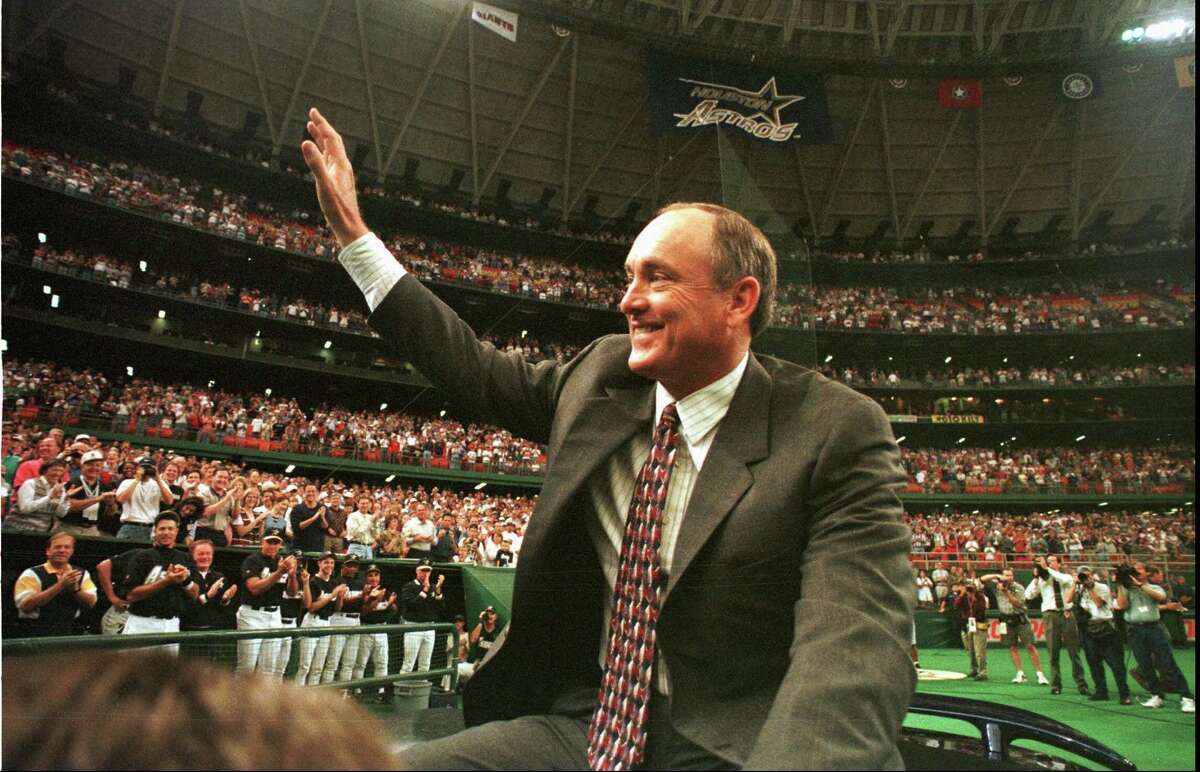 Always a fan favorite in Houston, Nolan Ryan had his number retired during a ceremony at the Astrodome on Sept. 29, 1996. The Astros made Ryan baseball's first million-dollar man.
