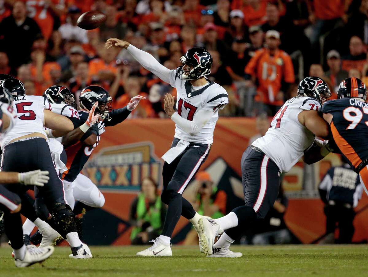 NFL Denver gives Osweiler rude welcome in 27-9 win over Houston