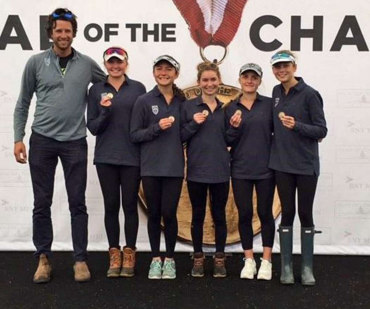 Saugatuck rowers threepeat at Head of the Charles Regatta