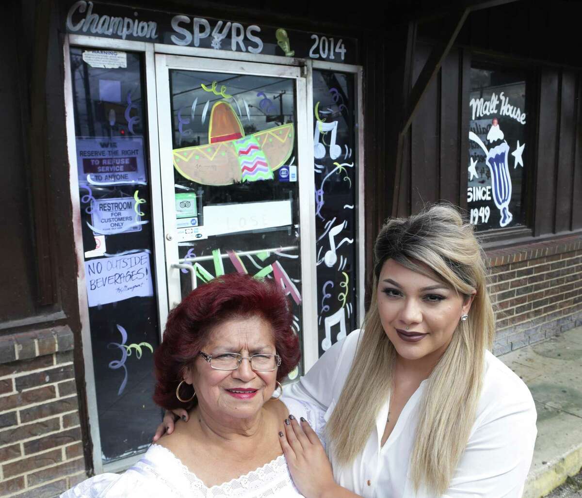 Gloria Ricondo, 73, left, and her granddaughter Ruby Contreras, both worked as waitresses at the now closed Malt House.