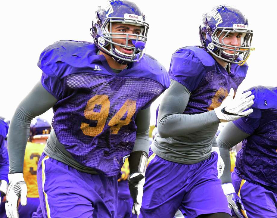 ualbany football coach recruits players with room to grow
