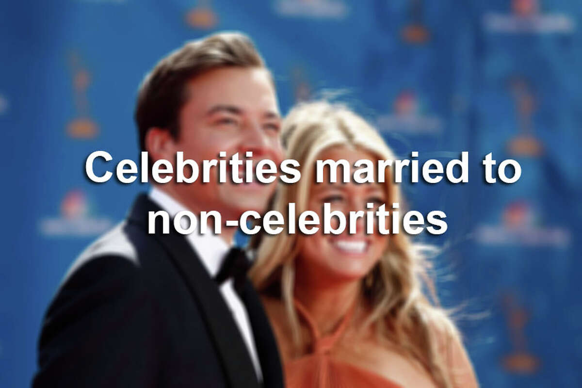 Not all celebs marry other celebs. From meeting in a bar to high school sweethearts, here are celebrities who married the average Joe.