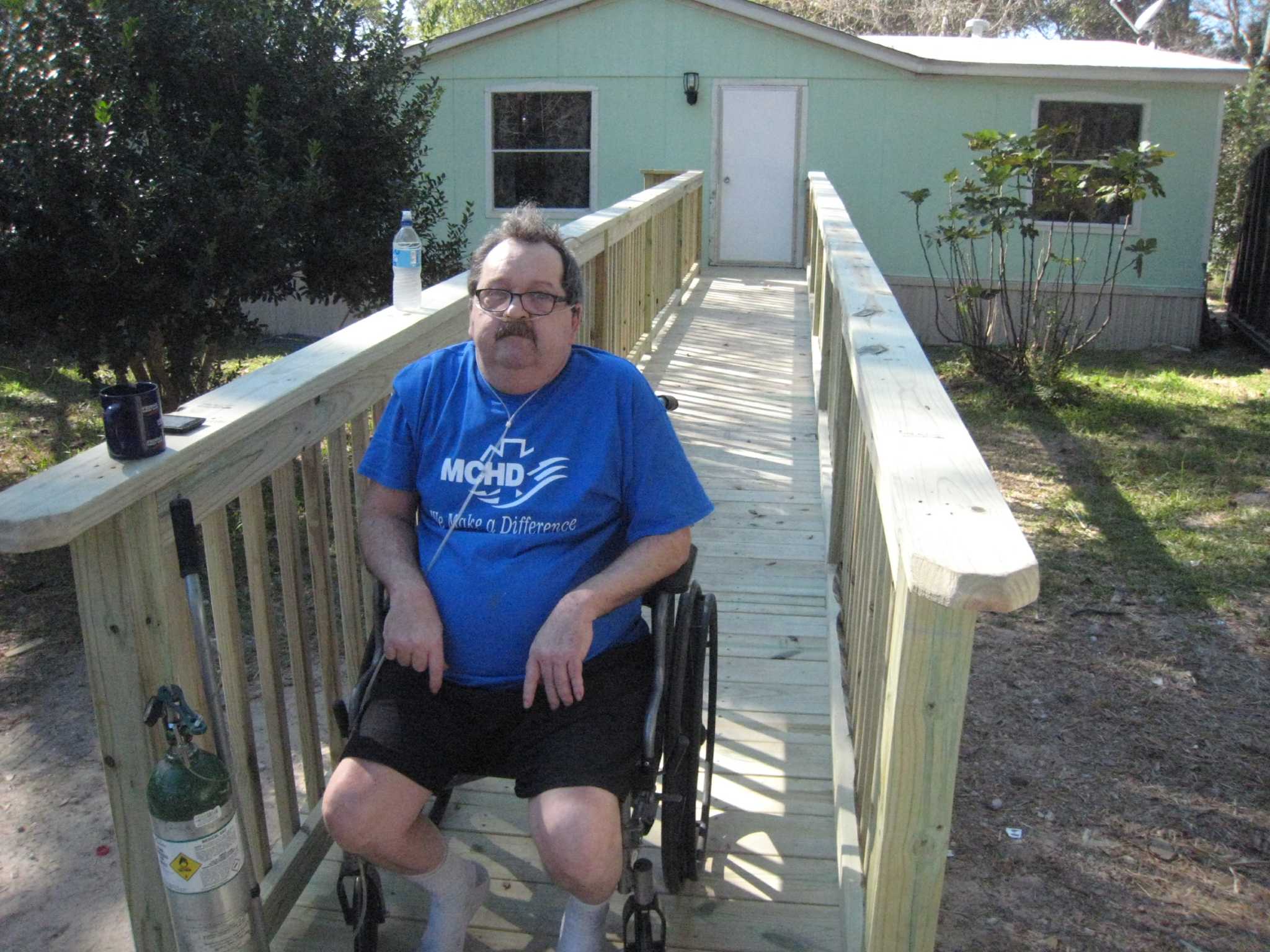 Porter community comes together to construct wheelchair ramp for resident