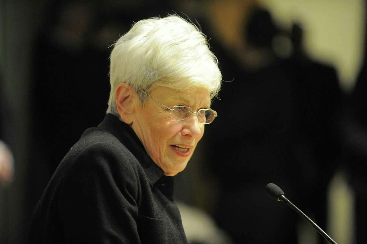 Lt. Gov. Nancy Wyman in February 2016 in Stamford, Conn. Wyman has been Gov. Dannel P. Malloy’s point person on health care reform in Connecticut, including oversight of the Access Health Connecticut exchange.