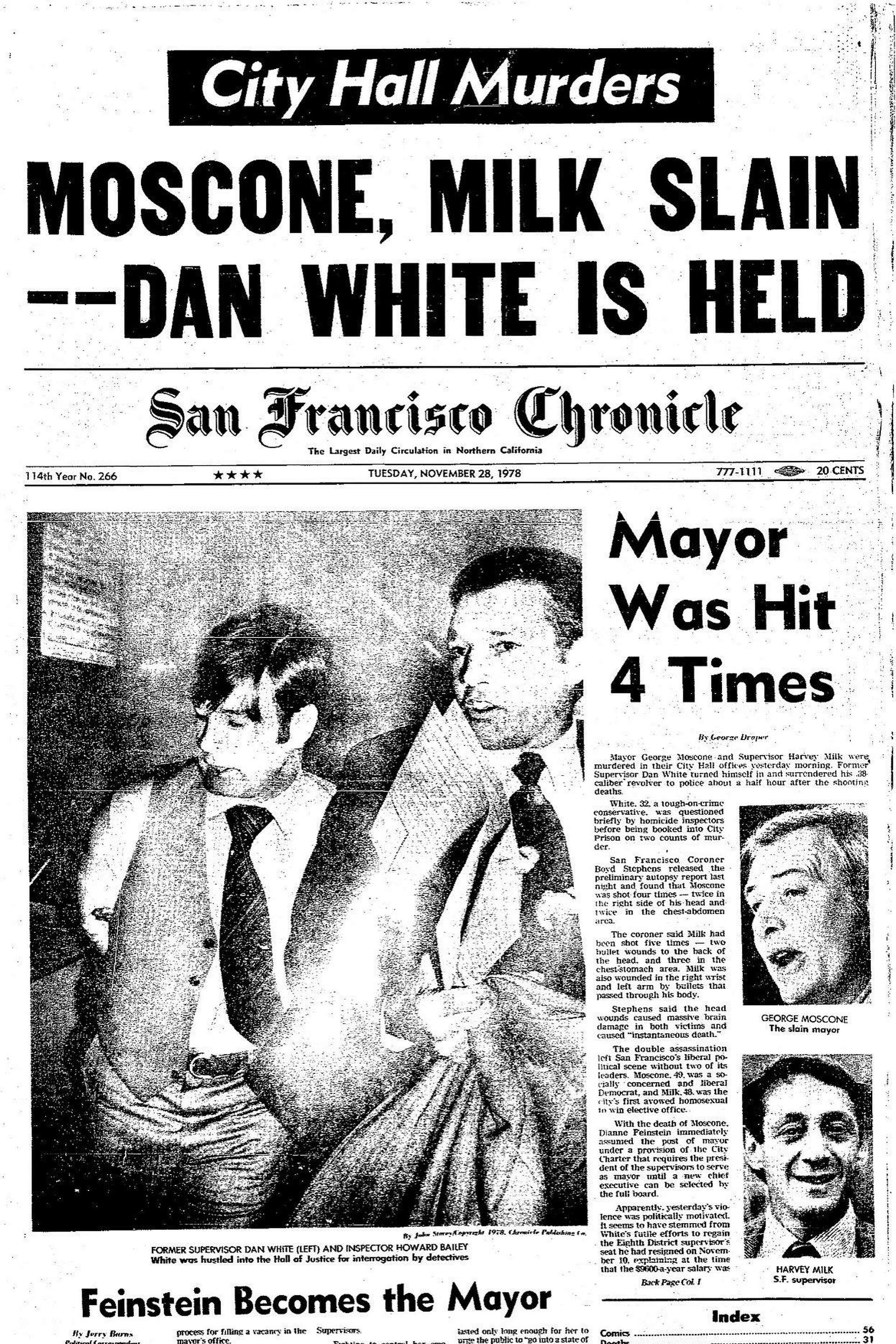 Assassinations and arrest of Dan White at San Francisco City Hall photo 1