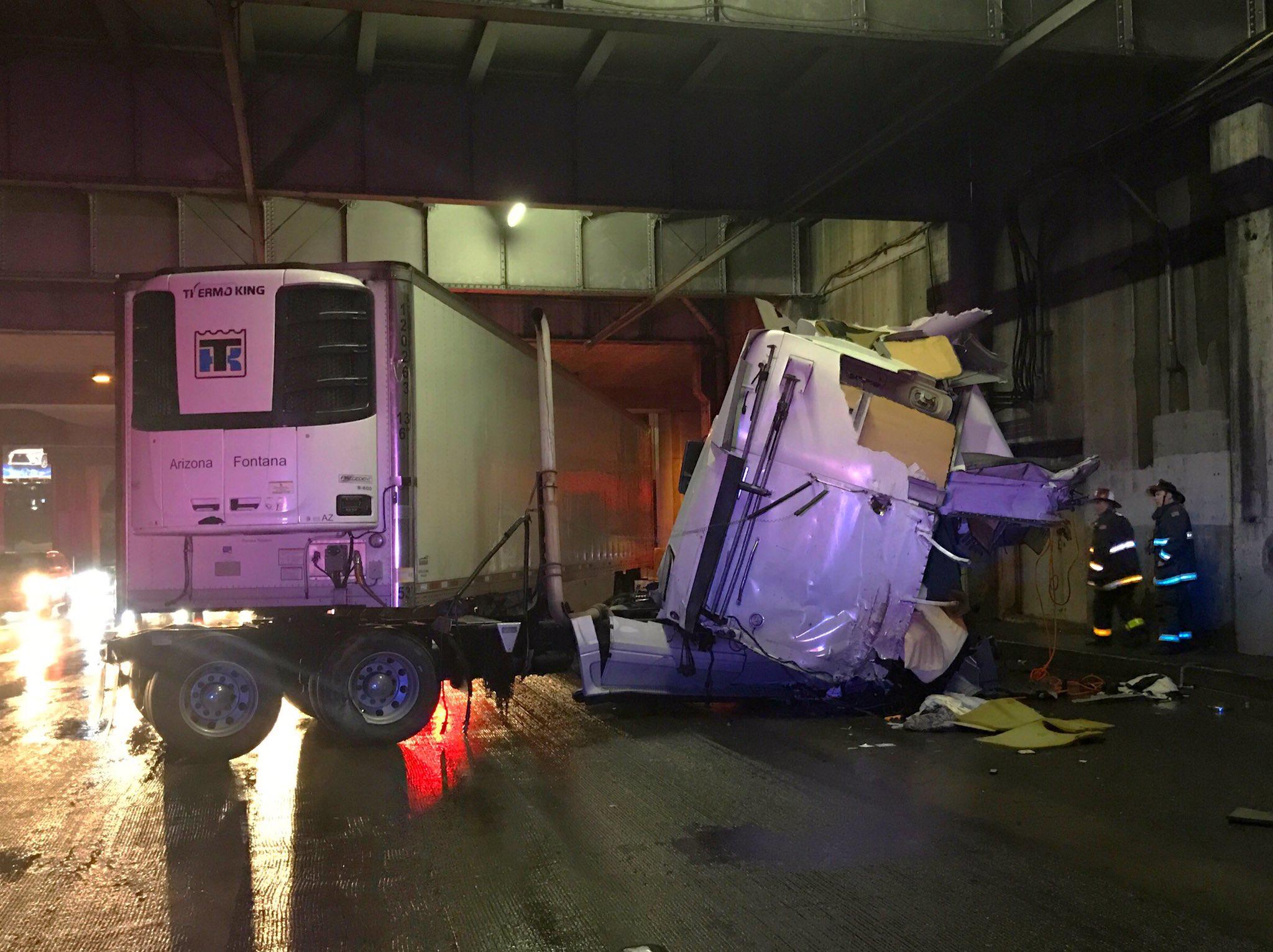 All Lanes Reopened After Big Rig Crash On Eastbound Bay Bridge In San ...