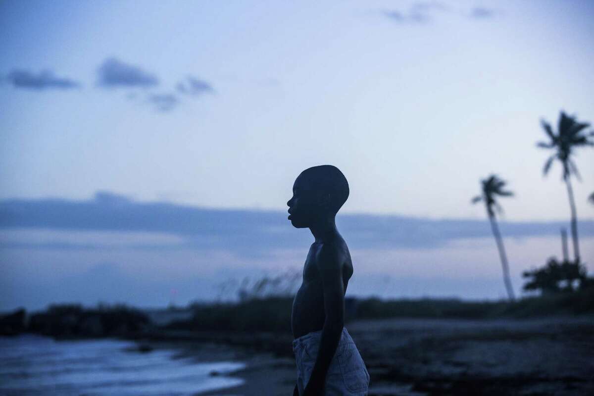 This image released by A24 Films shows Alex Hibbert in a scene from the film, "Moonlight." (David Bornfriend/A24 via AP)