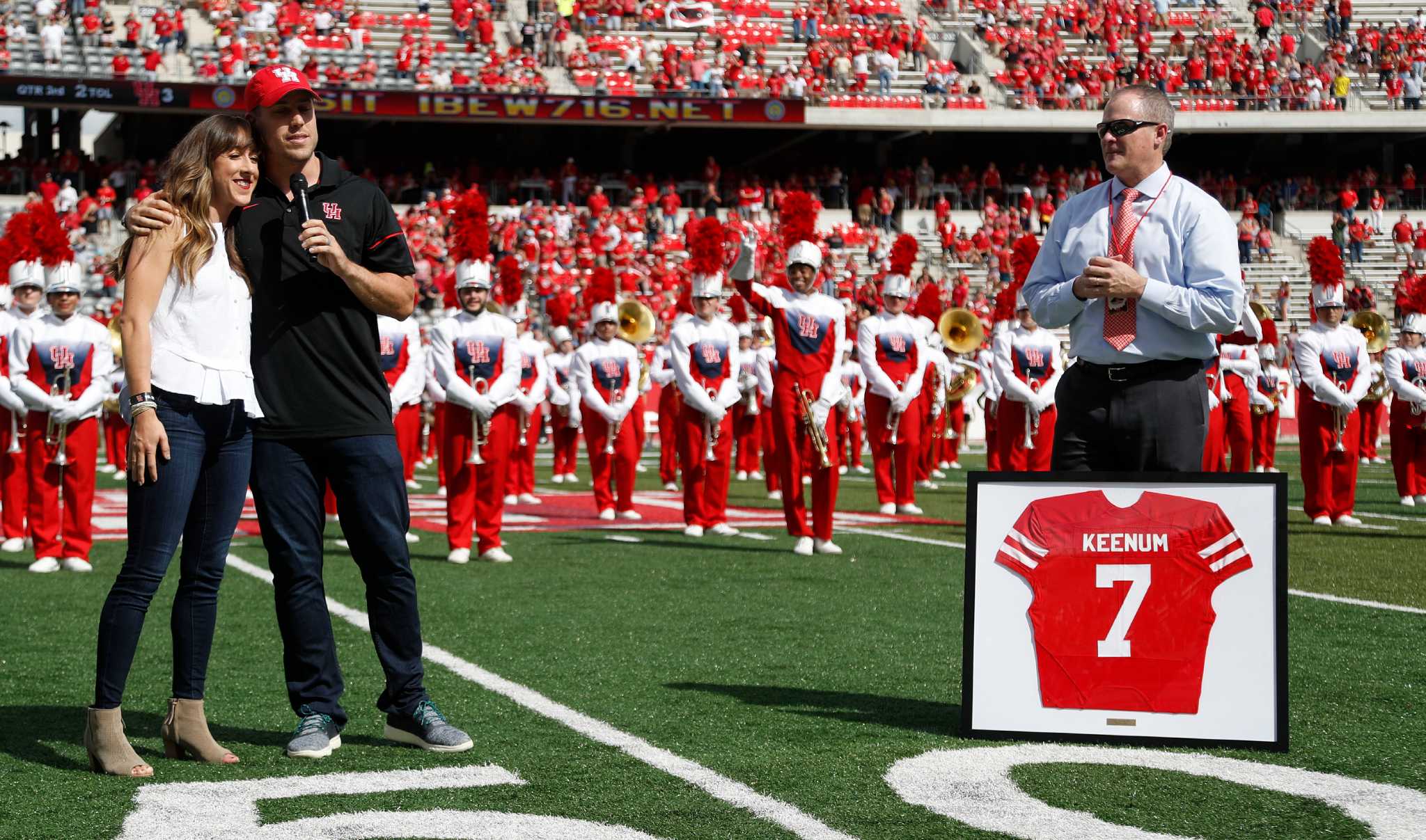 471 University Of Houston Quarterback Case Keenum Stock Photos