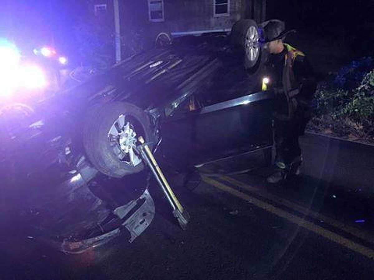 Onecar crash in Monroe