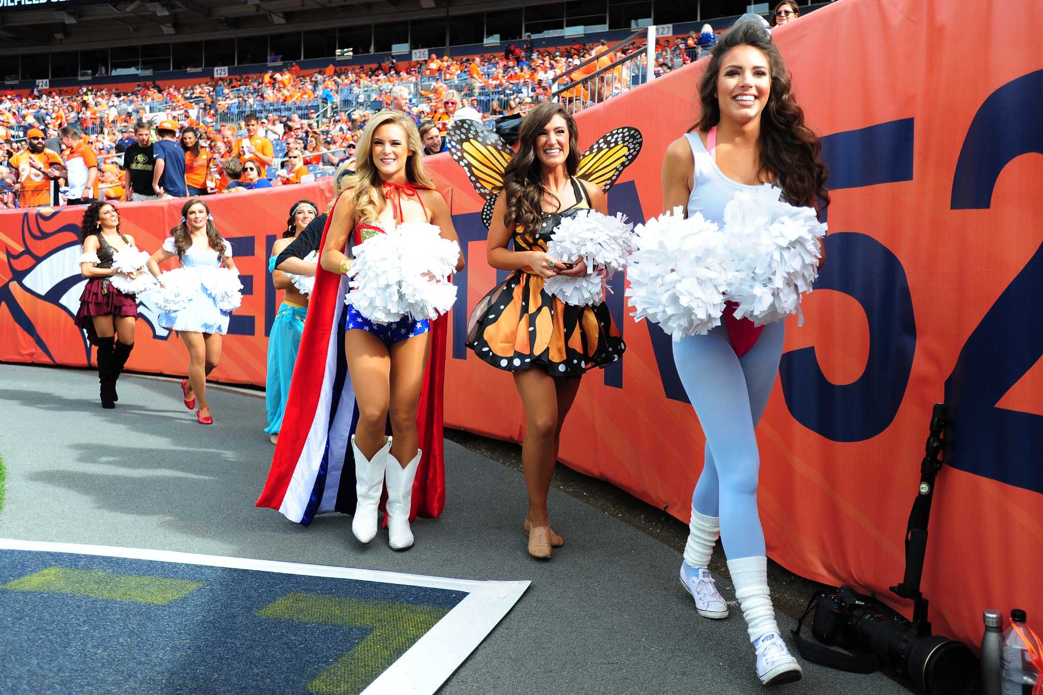 PHOTOS: Denver Broncos cheerleaders, fans dress up for Halloween