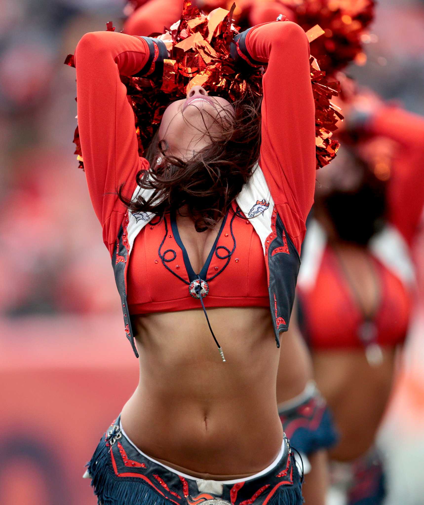 Denver Broncos cheerleaders dressed up for Halloween