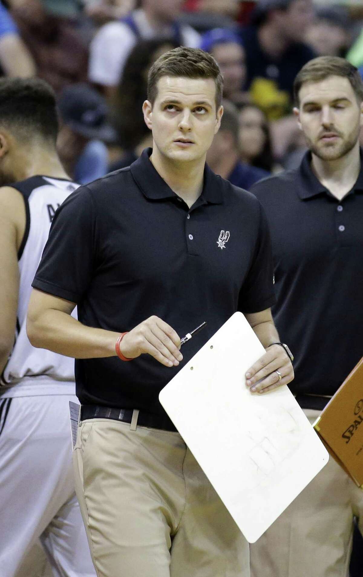 Assistant coach Will Hardy was the Spurs’ video coordinator and Utah summer-league coach before being promoted.